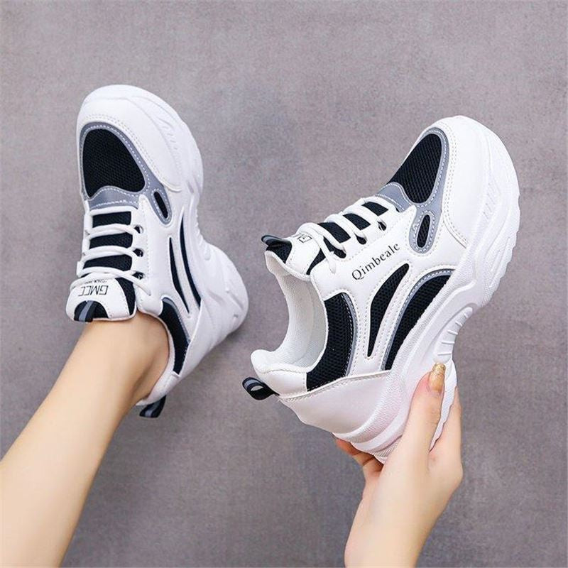 Damen Sportliche Sneakers mit dämpfender Laufsohle und atmungsaktiven Mesh-Einsätzen R&B