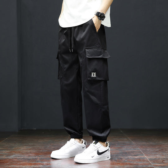 Herren Cargo-Hose mit praktischen Taschen und verstellbarem Bund R&B