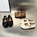 Damen elegante Slipper mit modischem Riemen und feinem Broguemuster R&B