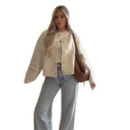 Damen Oversized Strickjacke