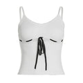 Damen sportliches Trägershirt mit innovativem Schnitt und dekorativem BindR&Band R&B