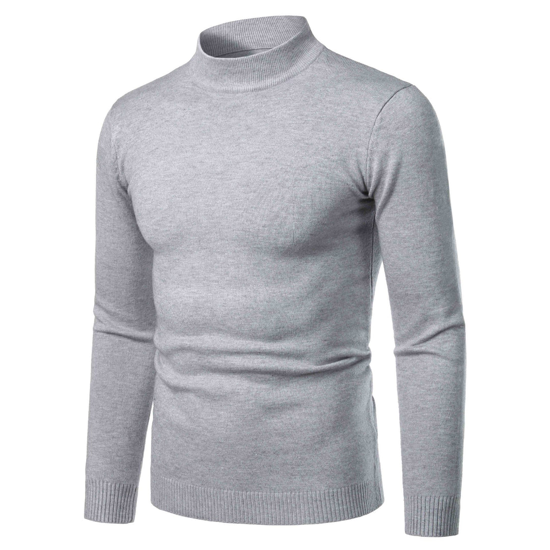 Herren warme Rollkragenpullover aus feinem Strickmaterial R&B