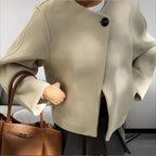 Damen Modische Oversized-Jacke mit strukturiertem Design R&B