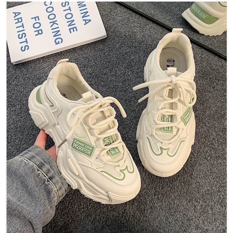 Damen Chunky-Sneaker mit atmungsaktivem Obermaterial und rutschfester Sohle R&B