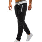 Herren Sportliche Jogginghose mit eingearbeiteten Seitentaschen und verstellbarem Kordelzug R&B