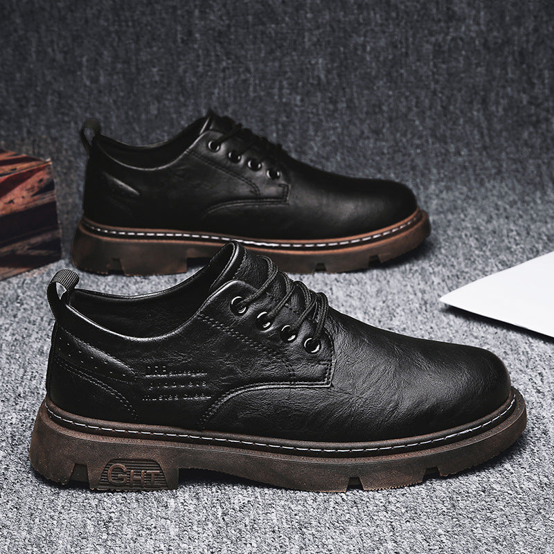Herren Schnürschuhe aus hochwertigem Leder mit rutschfester Sohle R&B
