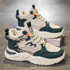 Damen Hohe Sneakers mit modernen grafischen Akzenten und stabiler Sohle