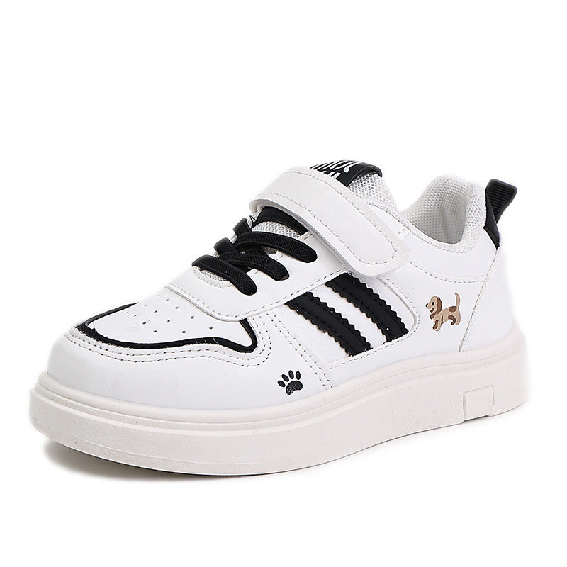 Damen Sneaker mit praktischem Klettverschluss und niedlichem Tiermotiv