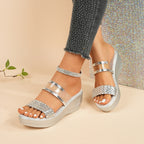Damen Bequeme Mules mit dekorativer Flechtstruktur und elegantem Silberakzent R&B