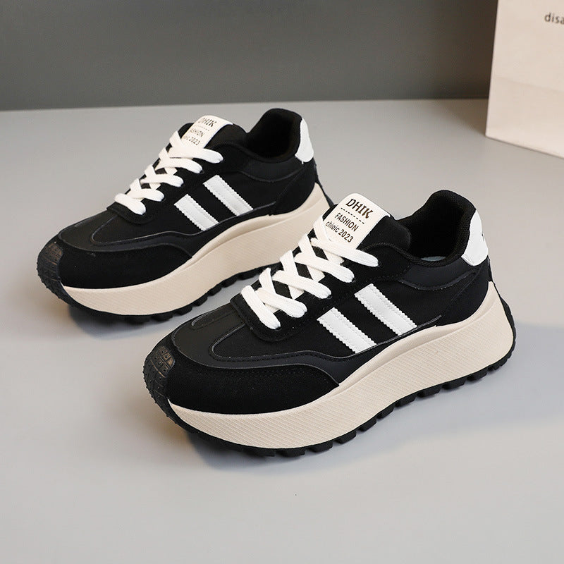 Damen Plateau Sneakers mit ergonomischem Dämpfungssystem und modischem Design R&B