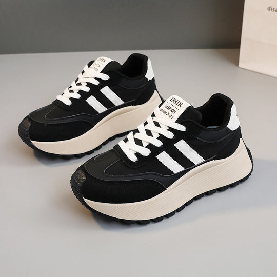 Damen Plateau Sneakers mit ergonomischem Dämpfungssystem und modischem Design R&B
