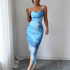 Damen Wickelkleid mit asymmetrischem Schnitt und raffinierten Rüschendetails R&B