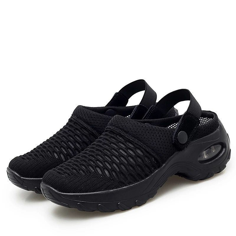 Damen Atmungsaktive Freizeitschuhe mit elastischem Riemen und rutschfester Sohle R&B