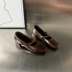 Damen Elegante Plateauschuhe mit dekorativen Schnallen und stabiler Blockabsatz R&B