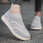 Damen Sportliche Strick-Sneaker mit flexiblem Obermaterial