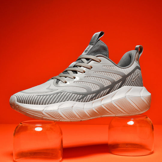 Damen Sportliche Lauf-Sneaker mit atmungsaktiver Oberflächenstruktur und dämpfender Sohle R&B