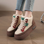 Damen High-Top Sneakers mit wärmendem Innenfutter und modischem Design R&B