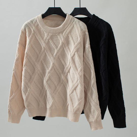 R&B | Einfarbiger Pullover Für Lässige Outfits