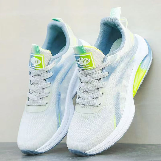 Damen Hochleistungs-Laufschuhe mit atmungsaktiver Oberflächenstruktur und innovativem Dämpfungssystem R&B