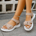 Damen Komfortable Sandalen mit verstellbaren Riemen und atmungsaktiver Sohle R&B