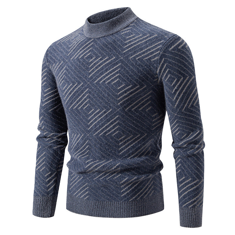 Herren eleganter Pullover mit Strukturmuster R&B