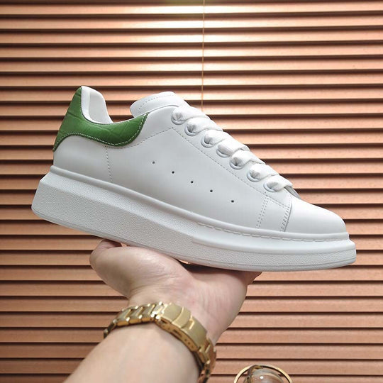 Damen Sportliche Sneakers mit modischer Lederspitze und gepolsterter Sohle R&B