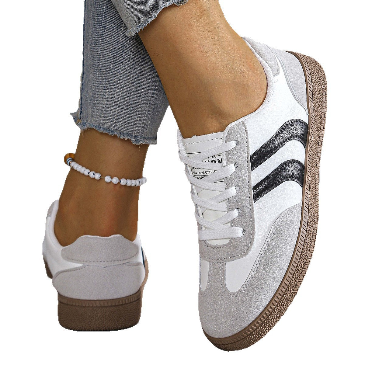 Damen Sportliche Sneakers mit modischem Retro-Design R&B