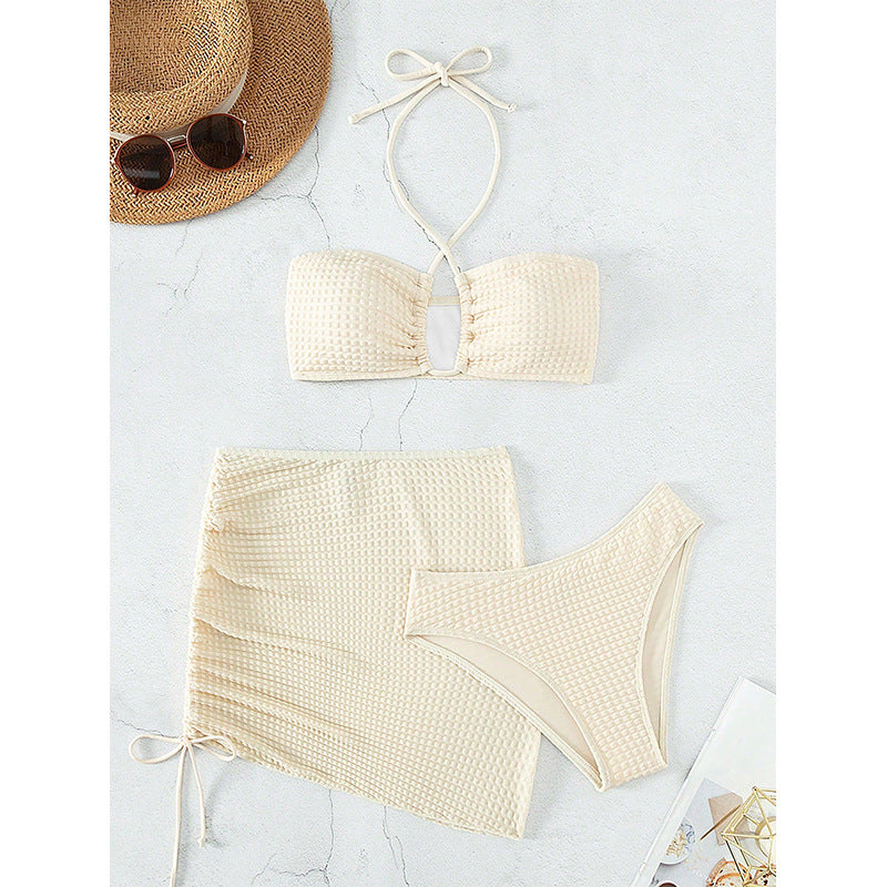 Damen Bandeau-Bikini mit sexy Wickelrock R&B