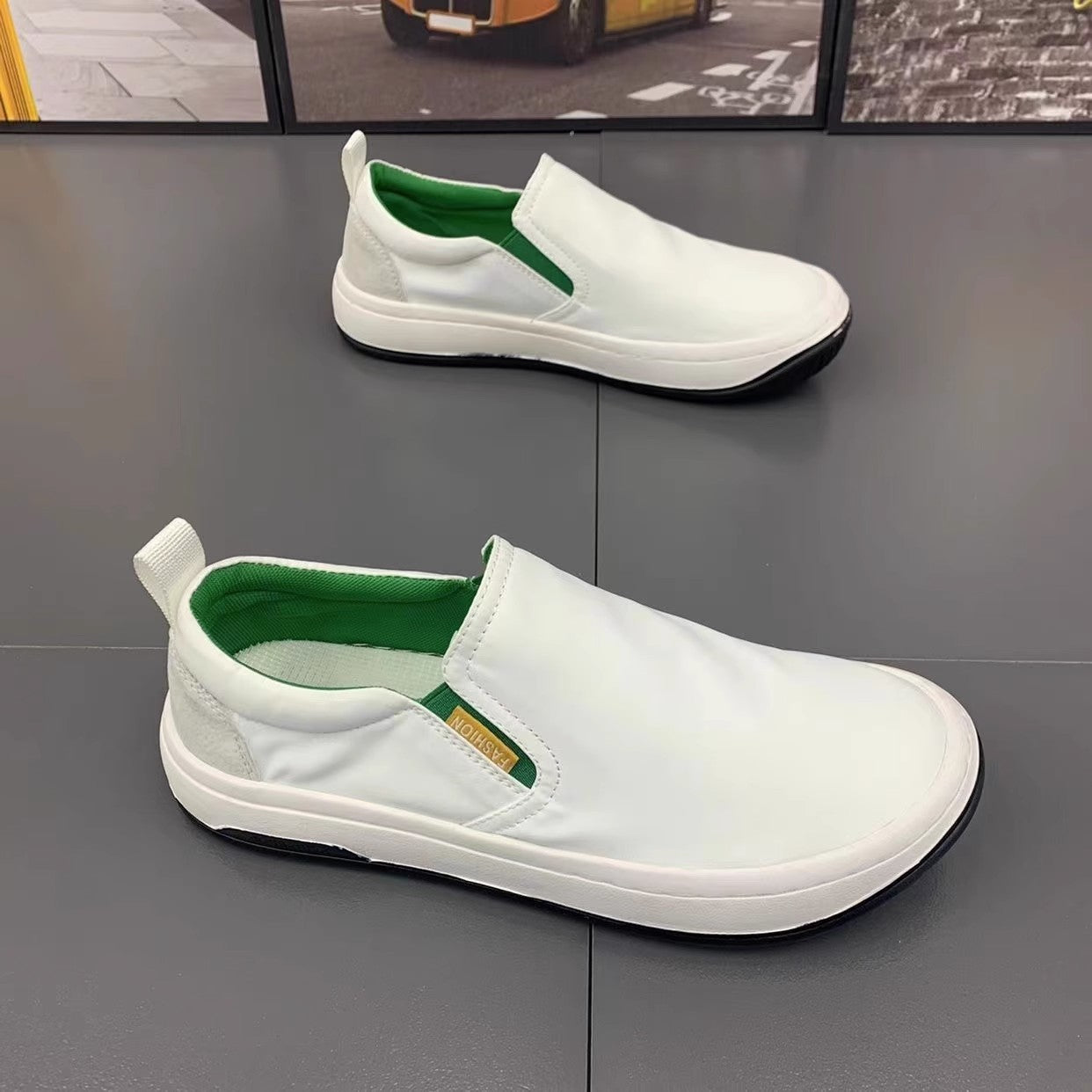 Damen Casual Slip-On Sneakers