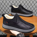 Damen Bequeme und warme Slip-On Schuhe mit Futter R&B