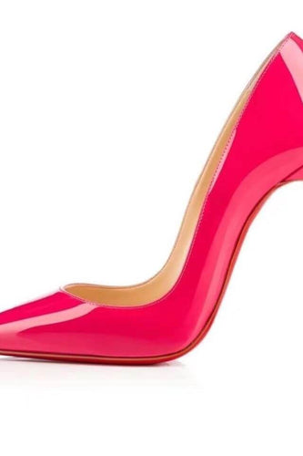 R&B | Spitz Zulaufende 1rote Boden Schuhe