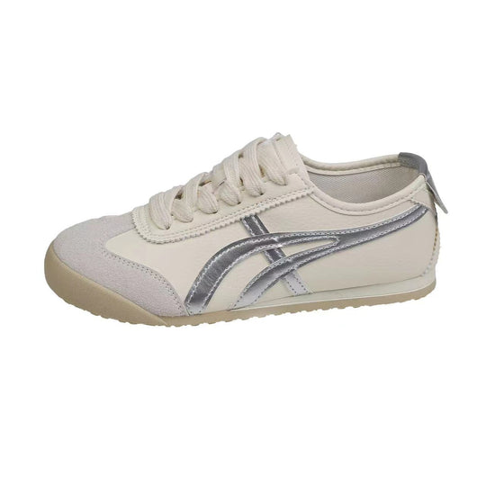 Damen Sportliche Sneakers im Retro-Design mit kontrastierenden Farbakzenten R&B