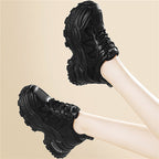 Damen Sportliche und stylische Chunky Sneakers mit atmungsaktivem Mesh und dämpfender Sohle R&B