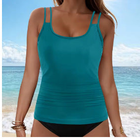 Damen Tankini-Oberteil mit modischem Rüschendesign R&B
