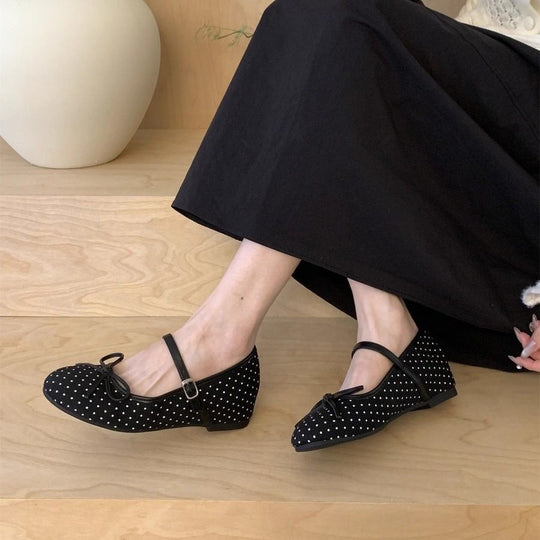 Damen Ballerinas mit verspieltem Blumenmuster R&B