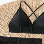 Damen Set aus transparentem Oberteil und Rock R&B