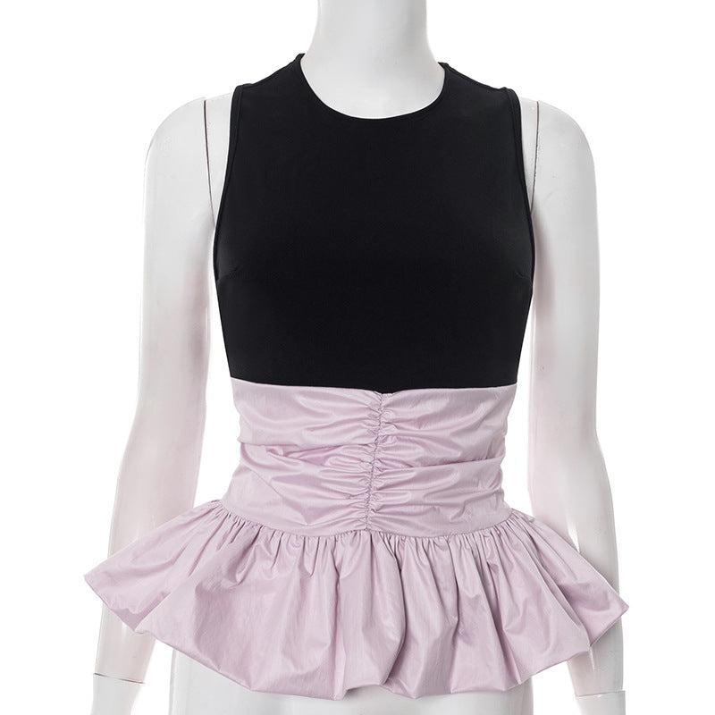 Damen Trendiges Rüschen-Top mit figurformendem Design R&B
