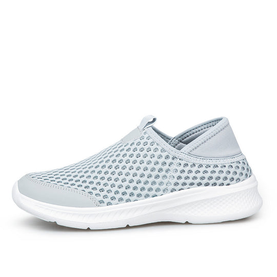 Damen Atmungsaktive Freizeitsneaker mit elastischem Einstieg R&B