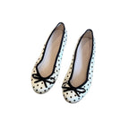 Damen Ballerinas mit verspieltem Polka-Dots-Muster und komfortablem Fußbett R&B