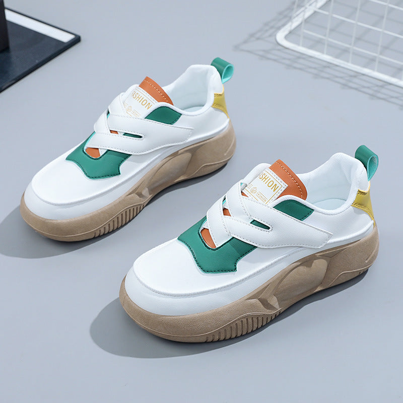 Damen trendige Sneakers mit verstärktem Knöchel und elastischem Riemensystem R&B