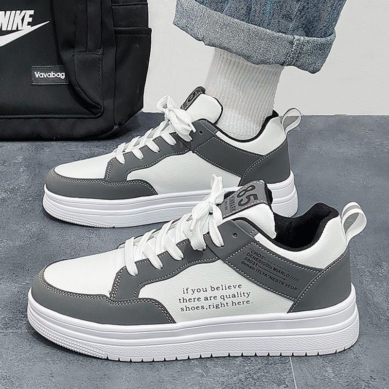 Damen Sportliche Sneakers mit atmungsaktiver Textil-Oberfläche und modischer Logo-Applikation R&B