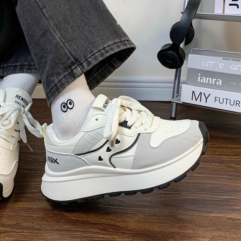 Damen Modische Chunky Sneakers mit trendiger Plateau-Sohle und sportlichem Design R&B