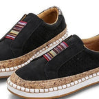 Damen Atmungsaktive Slip-On Sneakers mit modischem Lochdesign R&B