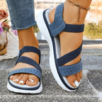 Damen Bequeme Lauf-Sandalen mit atmungsaktiver Mesh-Oberfläche und ergonomischem Fußbett R&B