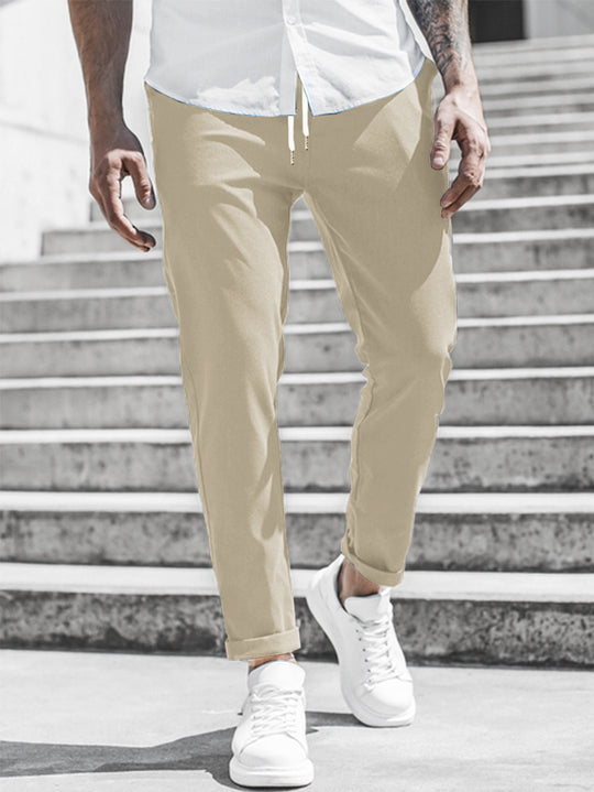 R&B Herren Freizeithose mit Kordelzug und Seitentaschen