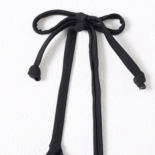 Damen Bikini-Top mit gerafftem Design und schmalen Trägern R&B