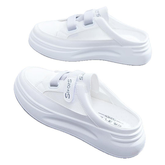 Damen bequeme Sneaker mit innovativem Klettverschluss und rutschfester Sohle R&B