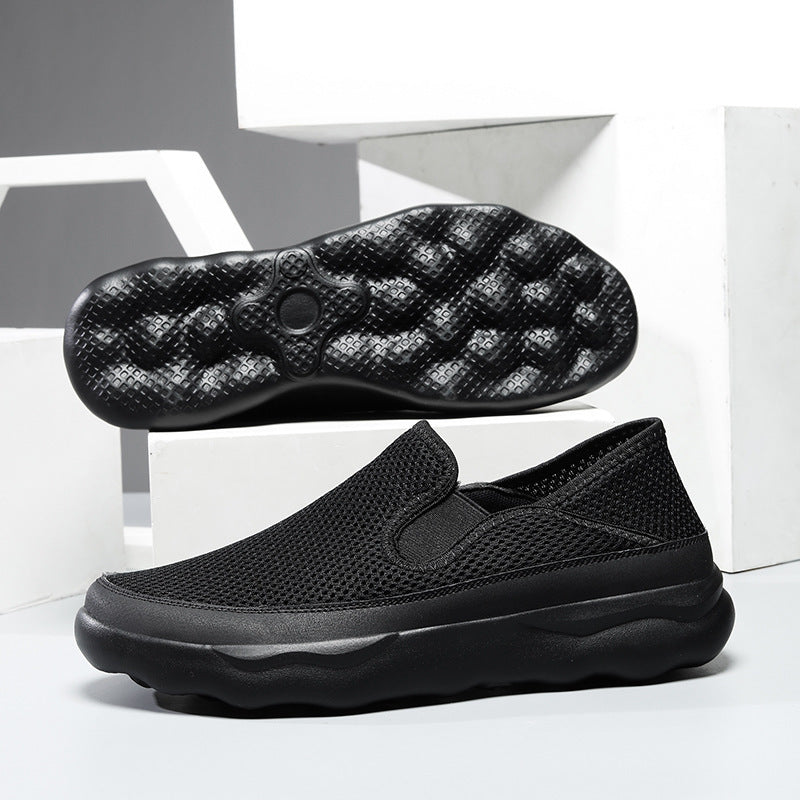 Damen Atmungsaktive Slip-On Sneakers aus Mesh mit flexiblem Dämpfungsbereich R&B