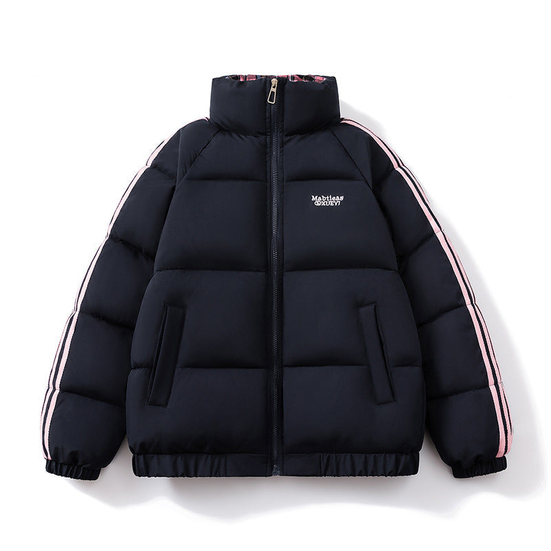 Damen Modische gepolsterte Winterjacke mit sportlichem Design und Baumwollfutter R&B