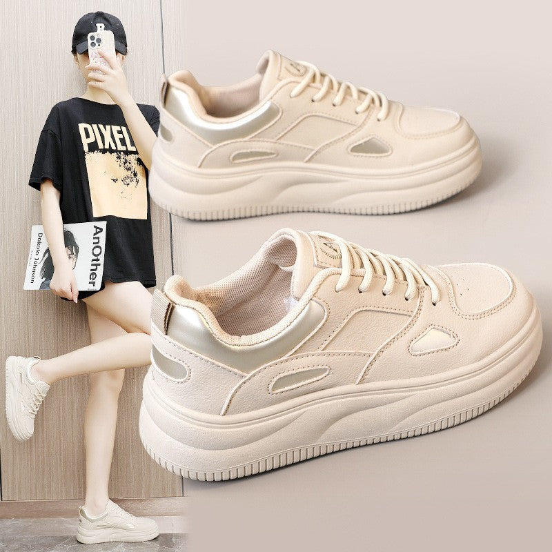 Damen sportliche Sneakers mit atmungsaktivem Obermaterial und stabiler Profilsohle R&B